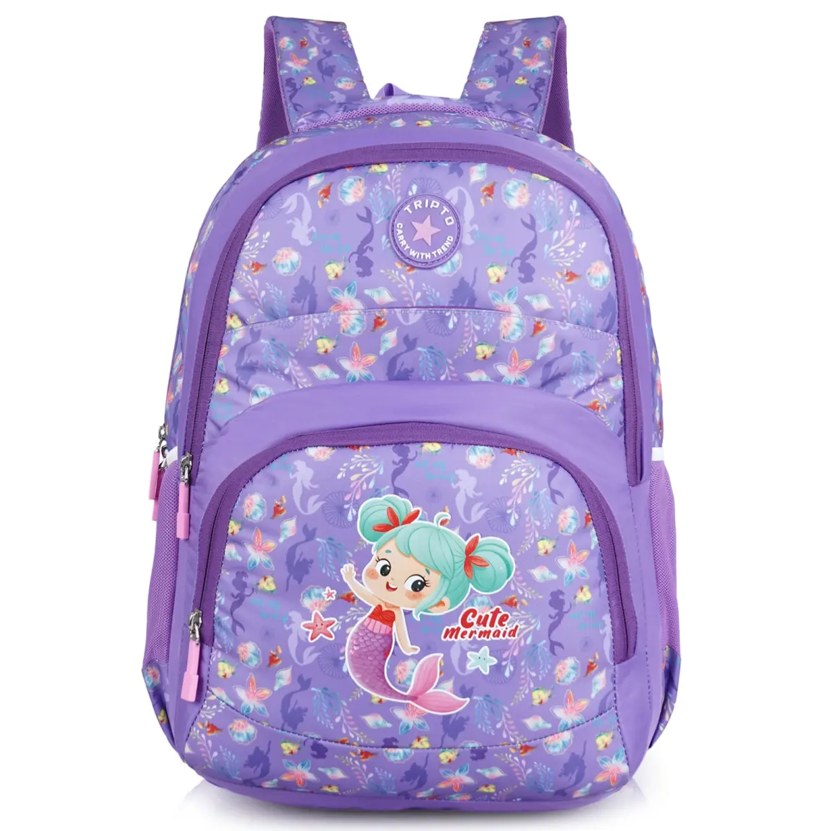 Tripto Printed School/College Large Backpack 40L for Girls