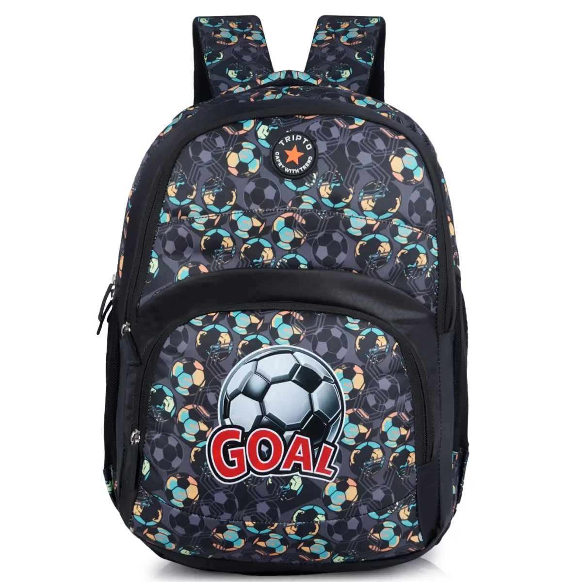 Tripto Printed School/College Large Backpack 40L for Boys and Girls